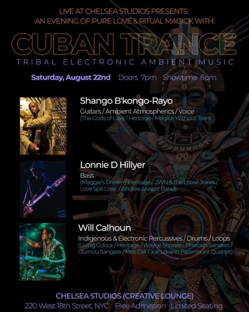 Will & Other Musicians in Cuban Trance, Tribal Electronic Ambient Music (NYC)