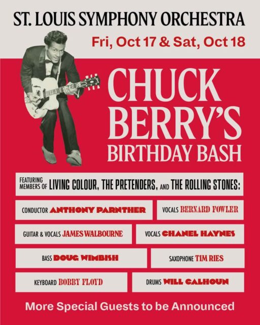 Friday, October 17 and Saturday, October 18: Will Calhoun and Doug Wimbish at Chuck Berry's Birthday Bash in St. Louis