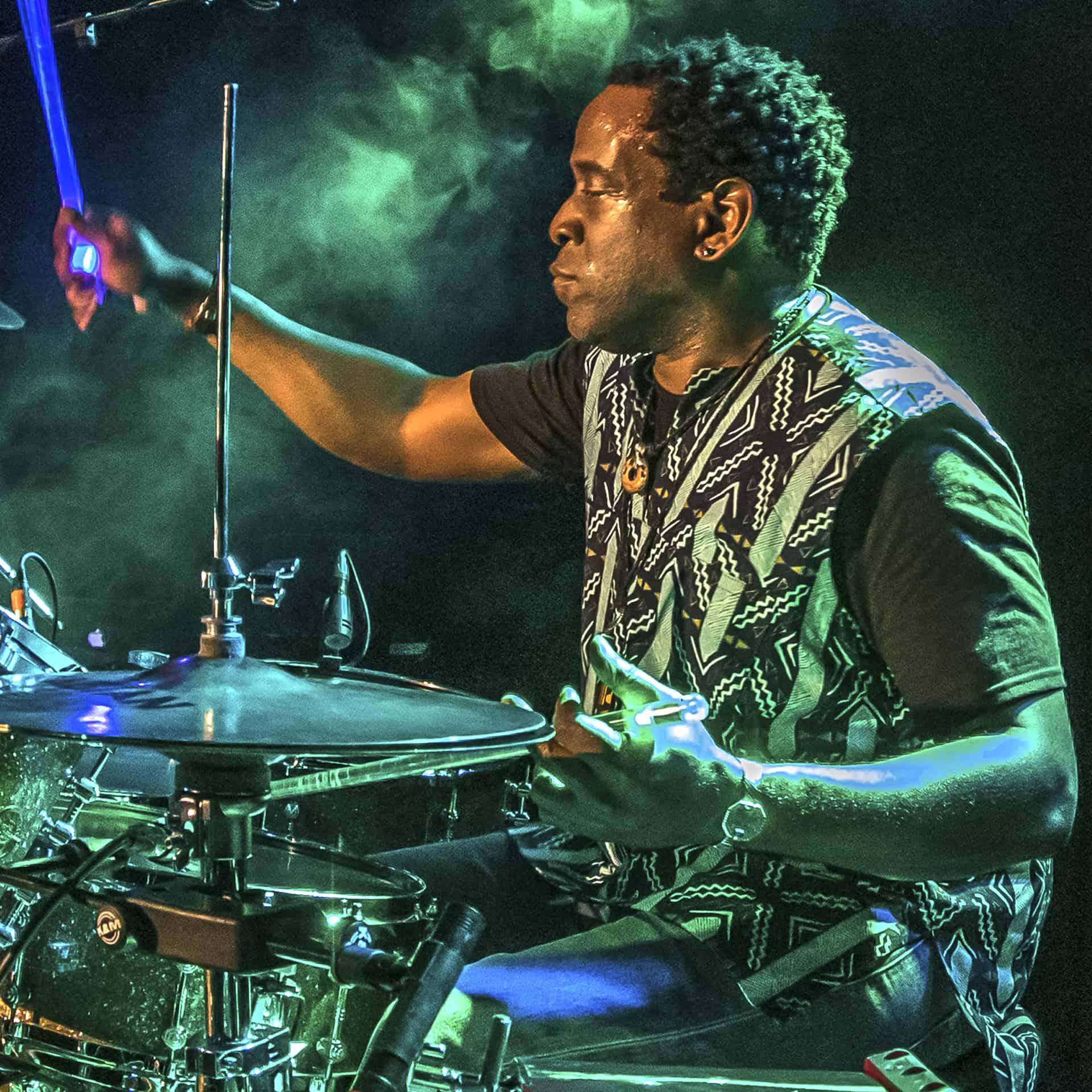 Will Calhoun playing drums