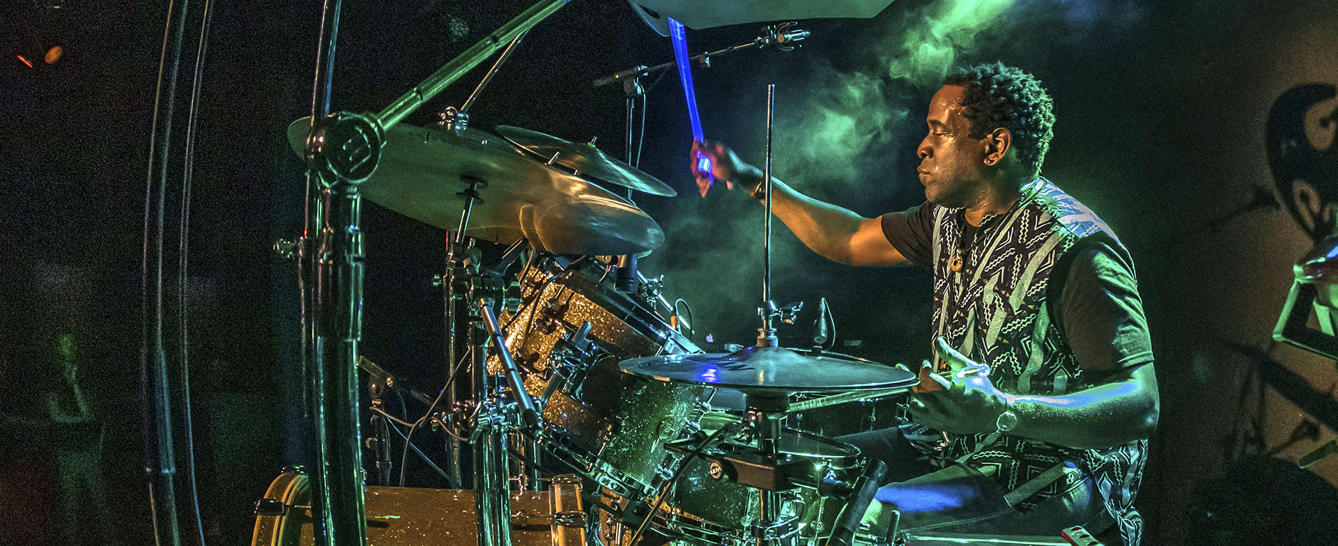 Will Calhoun playing drums