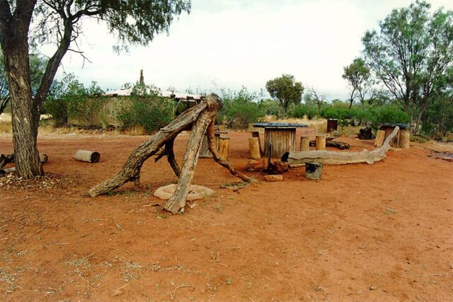 March 1996: The Outback, Australia - Spiritual Grounds and meditation campsite
