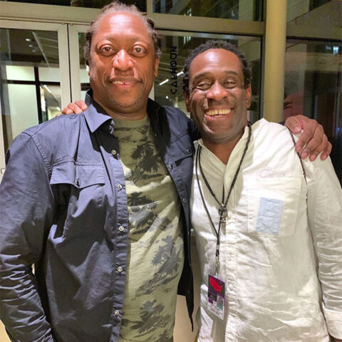 Post gig hang with The Great Darryl Jones!